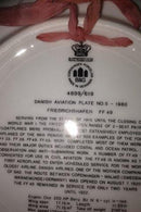 Bing & Grondahl Flyer/Flugzeugschild Nr. 5 1980