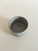 Bing Grondahl/Kronjyden炻器灰色康乃馨糖碗No 302