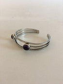 N.E. From Armbånd i Sterling Sølv med ametyst