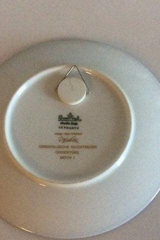 Bjørn Wiinblad Platte Rosenthal Orientalishche Nachtmusik -  Ouverture Motiv 1
