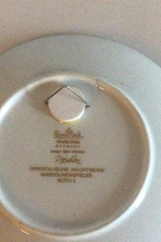 Bjørn Wiinblad Platte Rosenthal Orientalishche Nachtmusik - Mandolinenspieler Motiv 2
