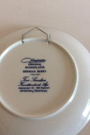 Tove Svendsen Original Dog Plate Denmark Siberian Husky