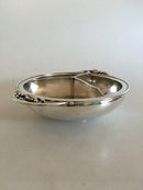 Georg Jensen Sterling Sølv Tredelt Magnolia Skål No 2E
