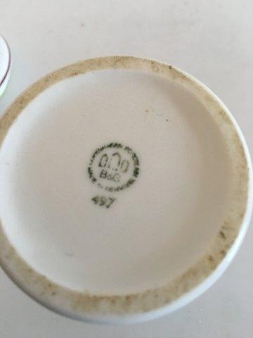 Bing og Grøndahl Sort Peber Krydderikrukke No 497 fra Apotekerserien