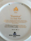 Royal Copenhagen Den Kære Familie 1994 Platte "Kanetur"