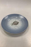 Bing and Grondahl Blue Tone Fish Plate Motif 3 Plaice No. 716