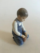 Bing & Grondahl Figurine No 2127 of Boy with Bucket