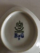 Bing & Grondahl Bluepainted Fluted Plain Butter Dish / Caviar Dish