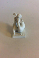 Bing & Grøndahl Thorvaldsen Figur af Amor ridende på en svarne No 10