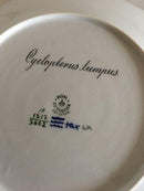 Royal Copenhagen Blue Fish Plate with Gold No 1212/3002