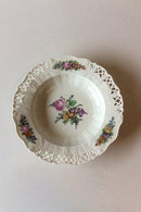 Royal Copenhagen Saxon Flower Deep Plate Premium model with pierced border