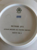 Royal Copenhagen Peters Jul Tallerken Motiv no. 4