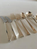 Georg Jensen Sterling Silber Margrethe Besteck Set für 5 Personen. 38 Teile.