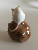 Royal Copenhagen Figurine af Mus på Brun Kastanje No 511