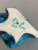 约翰内斯-汉森 蓝色釉面陶器中的鸟图