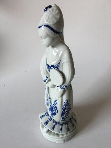 Royal Copenhagen Georg Thylstrup Figur af Dame med spejl No 1529 Prøve