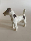 Bing & Grøndahl Figur Ruhåret engelsk foxterrier  No 1998
