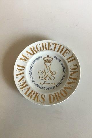 Bing and Grondahl Plate Queen Margrethe II of Denmark