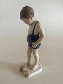 Bing og Grøndahl Figur Dreng med Krabbe No. 1870