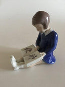 Bing Grondahl的阅读女孩图，编号2247