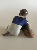 Bing & Grøndahl Figur Dreng med gravhund No. 1951
