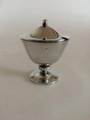 Georg Jensen Sterling Sølv Johan Rohde Rune Sennepsbæger No 876 med Blå Emalje.