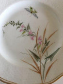Royal Copenhagen Plate No 166/2031 with Handpainted Flower and Butterfly