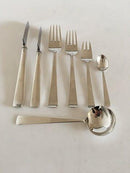 Georg Jensen Sterling Silber Margrethe Besteck Set für 6 Personen 40 Teile