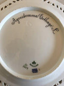 Royal Copenhagen Flora Danica Mittagsteller mit durchbrochenem Rand Nr. 3554