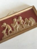 P.イプセン レリーフNo.366 シリアルとフルーツを持つ少年をモチーフにしたもの