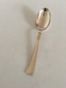 汉斯-汉森传家宝银质7号纯银甜点勺