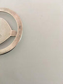 ジョージ ジェンセン マネークリップ No 390 レッドハート型エナメルインレイ付