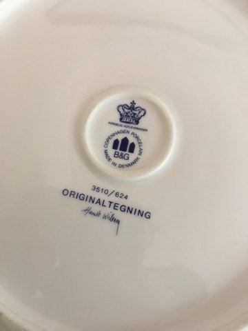 Bing & Grøndahl Harald Wiberg Julestel Rundt Kagefad No. 3510/624