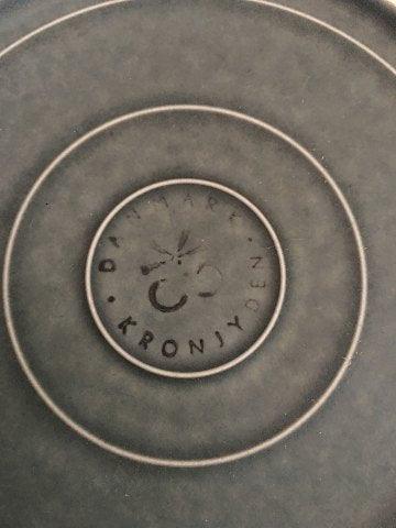 Bing Grondahl Jens Quistgaard Stoneware for the Crown / B&amp;G "Azur" Dinner Plate