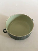 Bing & Grøndahl Jens Quistgaard Grøn Azur Stentøj for Kronjyden / B&G Serveringskål med Hanke