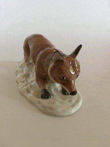 ロイヤルコペンハーゲン ハラルド・ウィバーグ キツネのフィギュリン