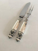 ジョージ ジェンセン キングスターリングシルバーフォーク＆ナイフセット No 119