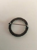 Georg Jensen Sterling Sølv og jern Broche No 5012B