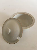 Bing Grondahl 釉面石器 "Coppelia "带盖服务碗 No 512