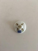 Royal Copenhagen Porcelænsknap med Håndmalet Blomstermotiv