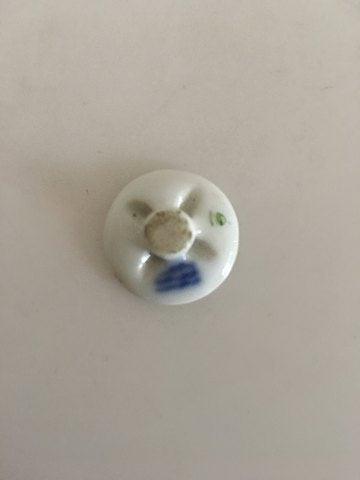 Royal Copenhagen Porcelænsknap med Håndmalet Blomstermotiv