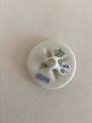 Royal Copenhagen Porzellanknopf mit handgemaltem Motiv eines Musikers