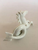 Royal Copenhagen Bordgarniture Havheste Figur i Blanc de Chine