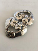 Early Georg Jensen Danish Art Nouveau Belt Buckle No. 10 in 826 Silver