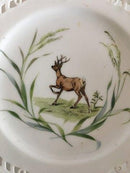 Royal Copenhagen Flora Danica Tallerken  No 3584 Antik fra 1860-1880