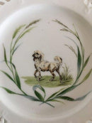 Royal Copenhagen Flora Danica Tallerken  No 3584 Antik fra 1860-1880