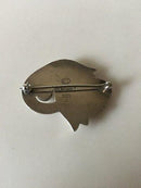 Georg Jensen Sterling Sølv Broche No 100A.