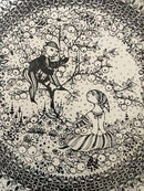 Bjørn Wiinblad Nymølle Keramik. De 4 årstider - Efterår Platte 3052-1278