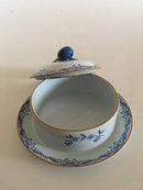 Ostindia / East Indies Rørstrand Smørskål med Låg