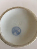 Heubach Art Nouveau To hanket Vase med Valmue Motiv